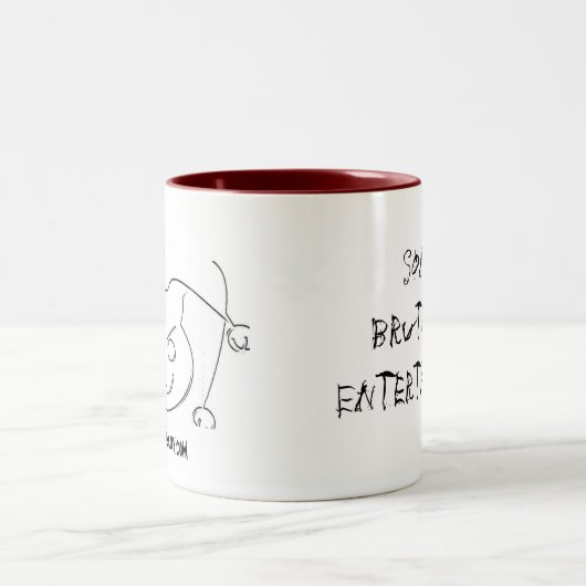 Sonny Brusterfte Mok!!! Tweekleurige Koffiemok (Center)