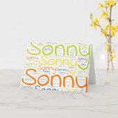 Sonny Kaart (Gele Bloem)
