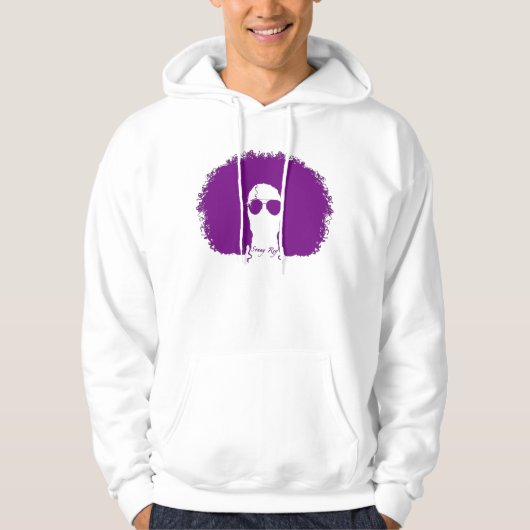 Sonny Rey White/Paars Hoodie (Voorkant)