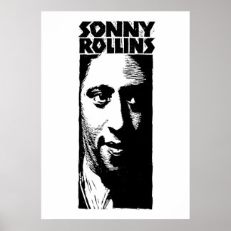 Sonny Rollins geïllustreerd Poster