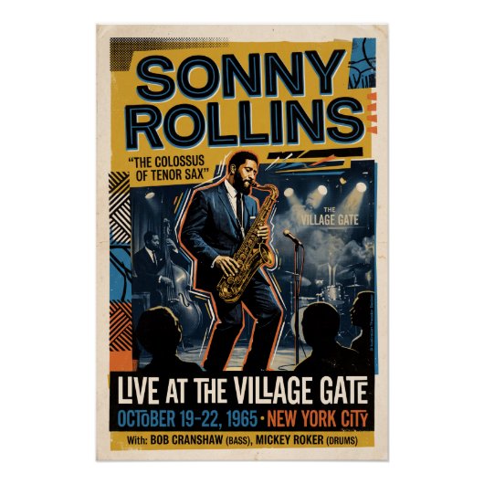 Sonny Rollins Perfect Poster (Voorkant)
