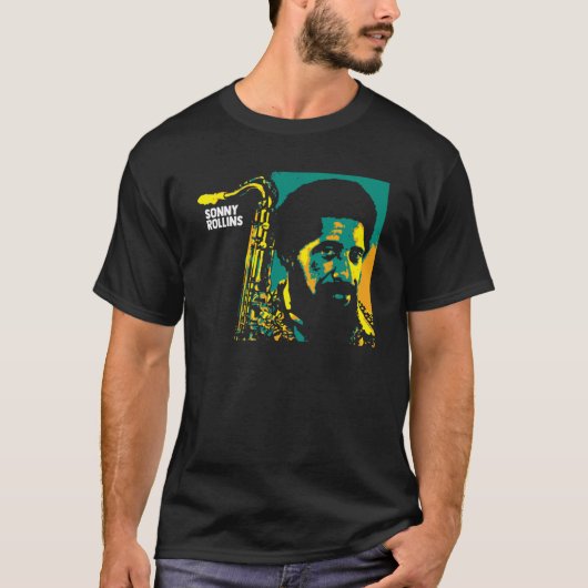 Sonny Rollins. Walter Theodore Rollins v.2 T-shirt (Voorkant)