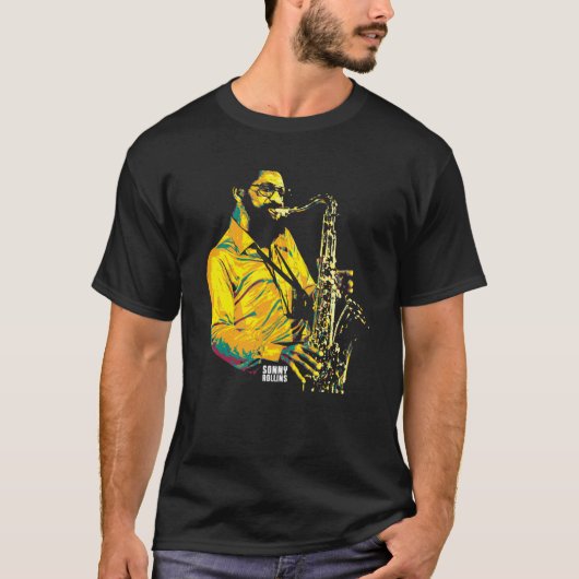 Sonny Rollins. Walter Theodore Rollins v.7 T-shirt (Voorkant)