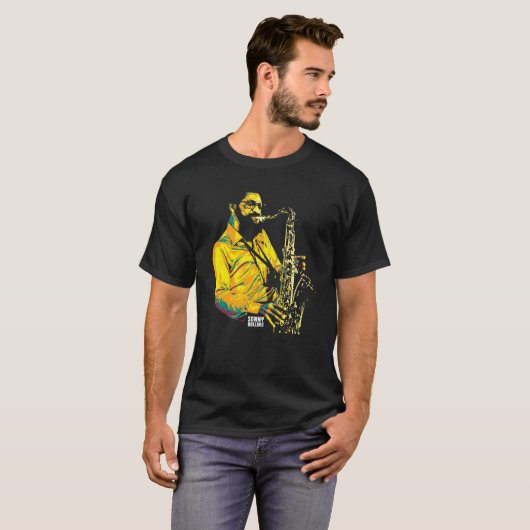 Sonny Rollins. Walter Theodore Rollins v.7 T-shirt (Voorkant volledig)