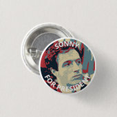 Sonny voor President Button (Voorkant /achterkant)