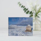 Sonny's Snow-capped Hill Briefkaart (Staand voorkant)