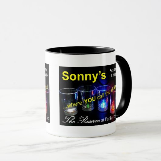 Sonny's South Philly Two Tone Coffee Mok (Voorkant rechts)