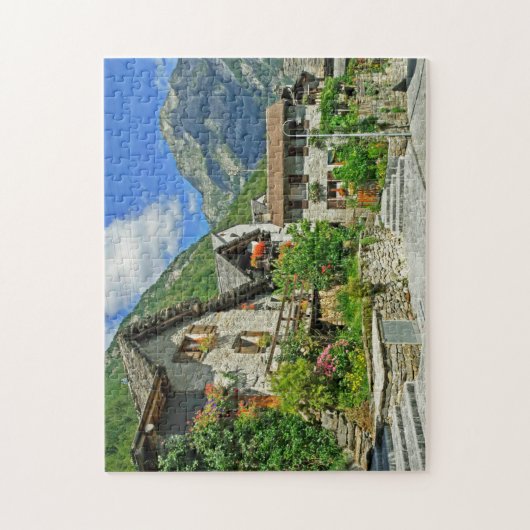 Sonogno Zwitserland Legpuzzel (Verticaal)