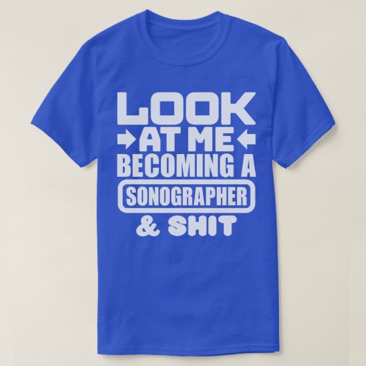 Sonograaf Afstuderen 1 T-shirt (Design voorkant)