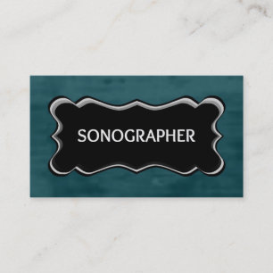 Sonograaf Elegant Naam Bord Visitekaartje
