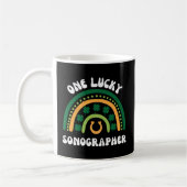 Sonograaf Ultrasound Technician St Patrick's Day Koffiemok (Links)