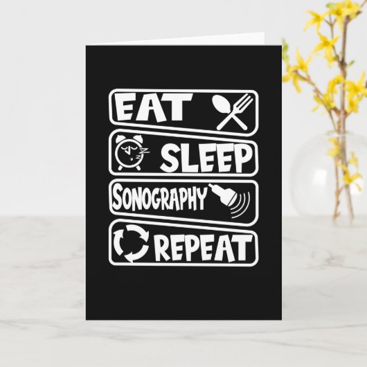 Sonografe Sonografie Kaart (Gele Bloem)