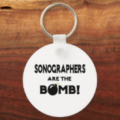 Sonografen zijn de bomb! sleutelhanger (Voorkant)