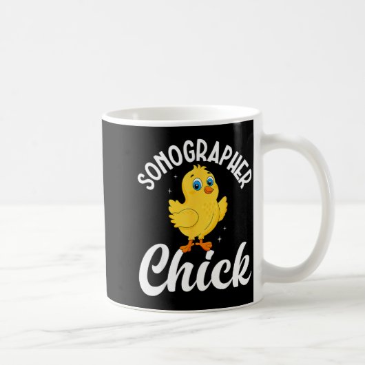 Sonografeuse meisje - echoscopiste echografie koffiemok (Rechts)