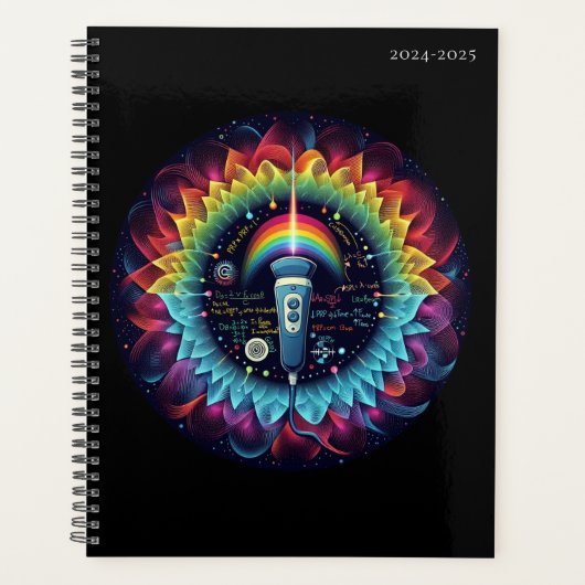 Sonografie-kleurige ultrasone golven planner (Voorkant)