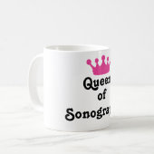 Sonografie-koningin Koffiemok (Voorkant links)