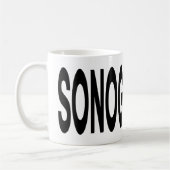 SONOGRAFIE-lettertype Ultrasound Tech-cadeau Koffiemok (Links)