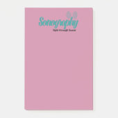 Sonografie Post-it® notes 4 x 6 (Voorkant)