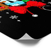 Sonografie Squad Boog Stethoscoop Sinterklaas Scha Poster (Hoek)
