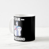 Sonografie Team Ultrasound voor Sonograaf Radiolo Koffiemok (Voorkant links)