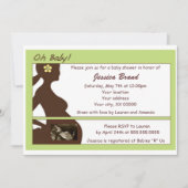 Sonogram Baby shower Uitnodiging (Voorkant)