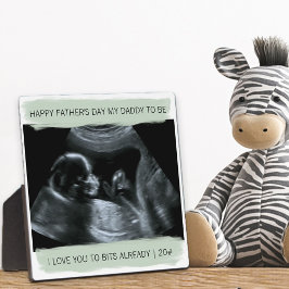 Sonogram Foto Papa om van je te houden Fotoplaat