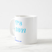 Sonogram karicatuur Mok 11p (Voorkant links)