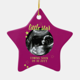 Sonogram Keepomwille Baby Ultrasound Keramisch Ornament