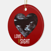 Sonogram Ornament - Liefde op eerste acht (Links)