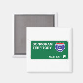 Sonogram Volgende Afsluiten Magneet (Voorkant / Achterkant)