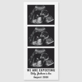 Sonogram zwangerschapsaankondiging Fotobooth Strip (Voorkant)