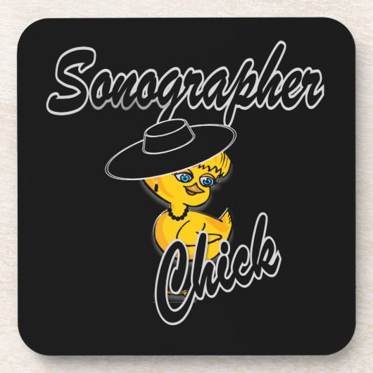 Sonographer Chick #4 Onderzetter (Voorkant)