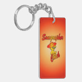 Sonographer Chick #5 Sleutelhanger (Voorkant Links)