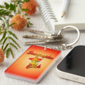 Sonographer Chick #5 Sleutelhanger (Voorkant Rechts)