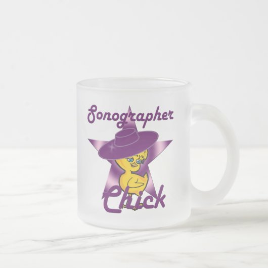 Sonographer Chick #9 Matglas Koffiemok (Rechts)