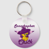 Sonographer Chick #9 Sleutelhanger (Voorkant)