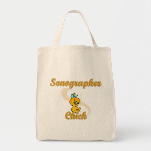 Sonographer Chick Tote Bag (Voorkant)