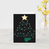 Sonographer Christmas Tree Ultrasound Mfm Sonograp Kaart (Gele Bloem)