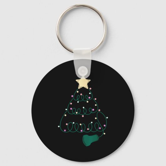 Sonographer Christmas Tree Ultrasound Mfm Sonograp Sleutelhanger (Voorkant)