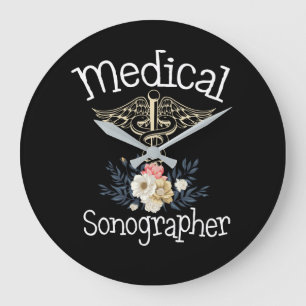 Sonographer Cute Sonography Gift Grote Klok