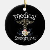 Sonographer Cute Sonography Gift Keramisch Ornament (Voorkant)