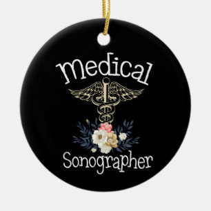 Sonographer Cute Sonography Gift Keramisch Ornament