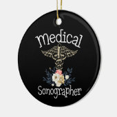 Sonographer Cute Sonography Gift Keramisch Ornament (Links)