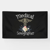 Sonographer Cute Sonography Gift Spandoek (Horizontaal)