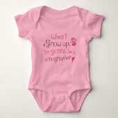 Sonographer (Future) Baby Baby T-Shirt (Voorkant)