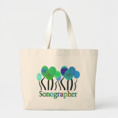 Sonographer Gifts Grote Tote Bag (Voorkant)