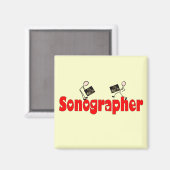 Sonographer Gifts Magneet (Voorkant / Achterkant)