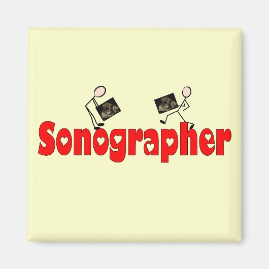 Sonographer Gifts Magneet (Voorkant)