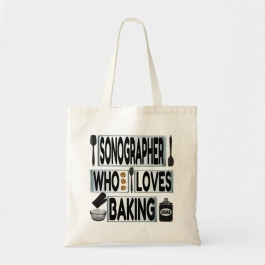 Sonographer houdt van het Baken Tote Bag (Voorkant)