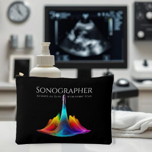 Sonographer-kleurrijke ultrasone golven etui